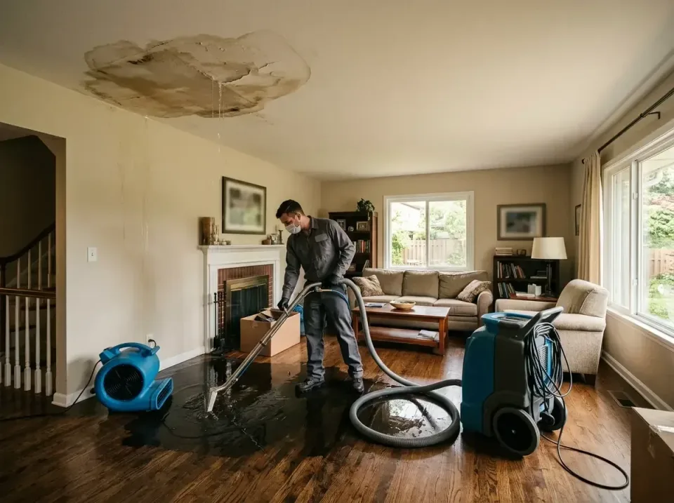 attic-pipe-burst-ceiling-drip-008 — frequently asked questions, Water Damage Restoration & Carpet Care in Wyoming, OH